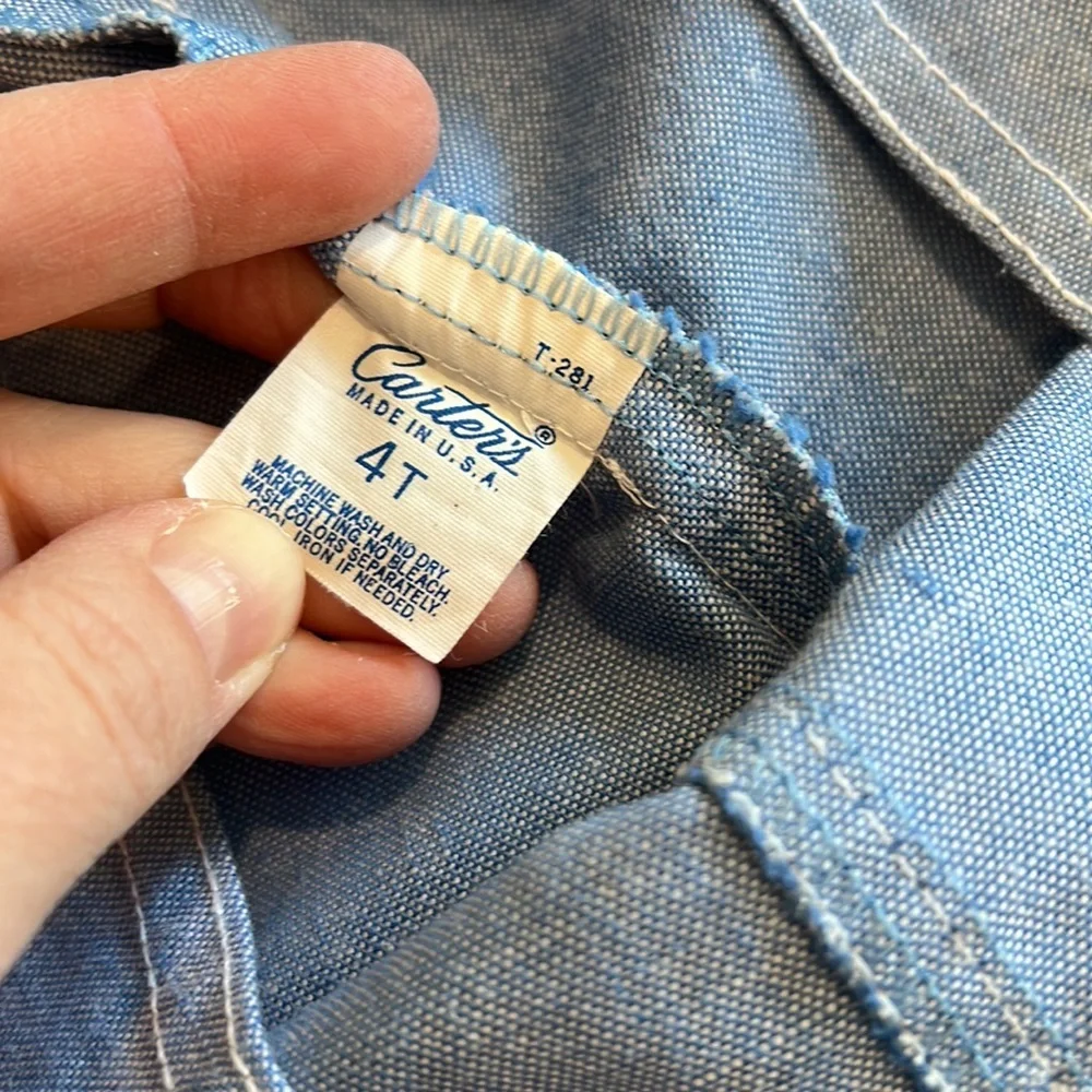 Vintage Carters - 4T, very lightweight‎ shortalls